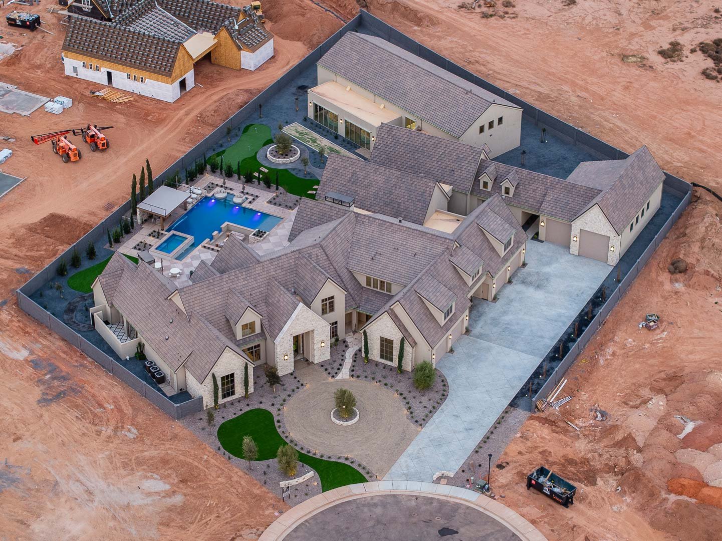 Emilia Romagna Aerial Front View