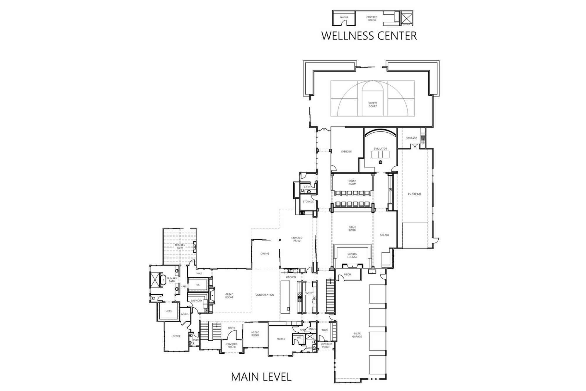 TerraVue Main Level Floor Plan